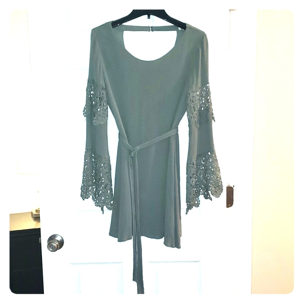 Bell Sleeved Dress
